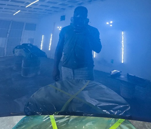 Hyundai Elantra — during repair